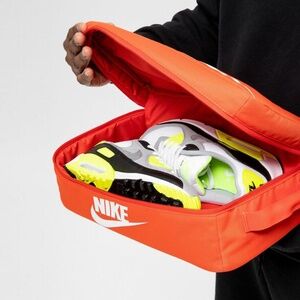 Nike Shoe Box Classic Orange Shoe Sneaker Sneakerhead Travel Bag BA6149 NWT RARE